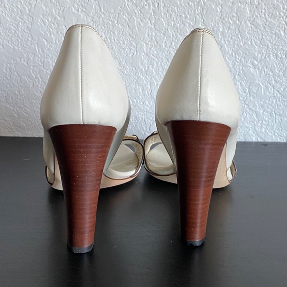 Gucci Peep Toe Pumps sz 10B - Picture 7 of 10